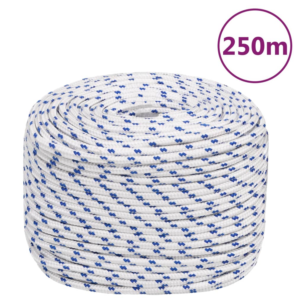 fehér polipropilén hajókötél 6 mm 250 m