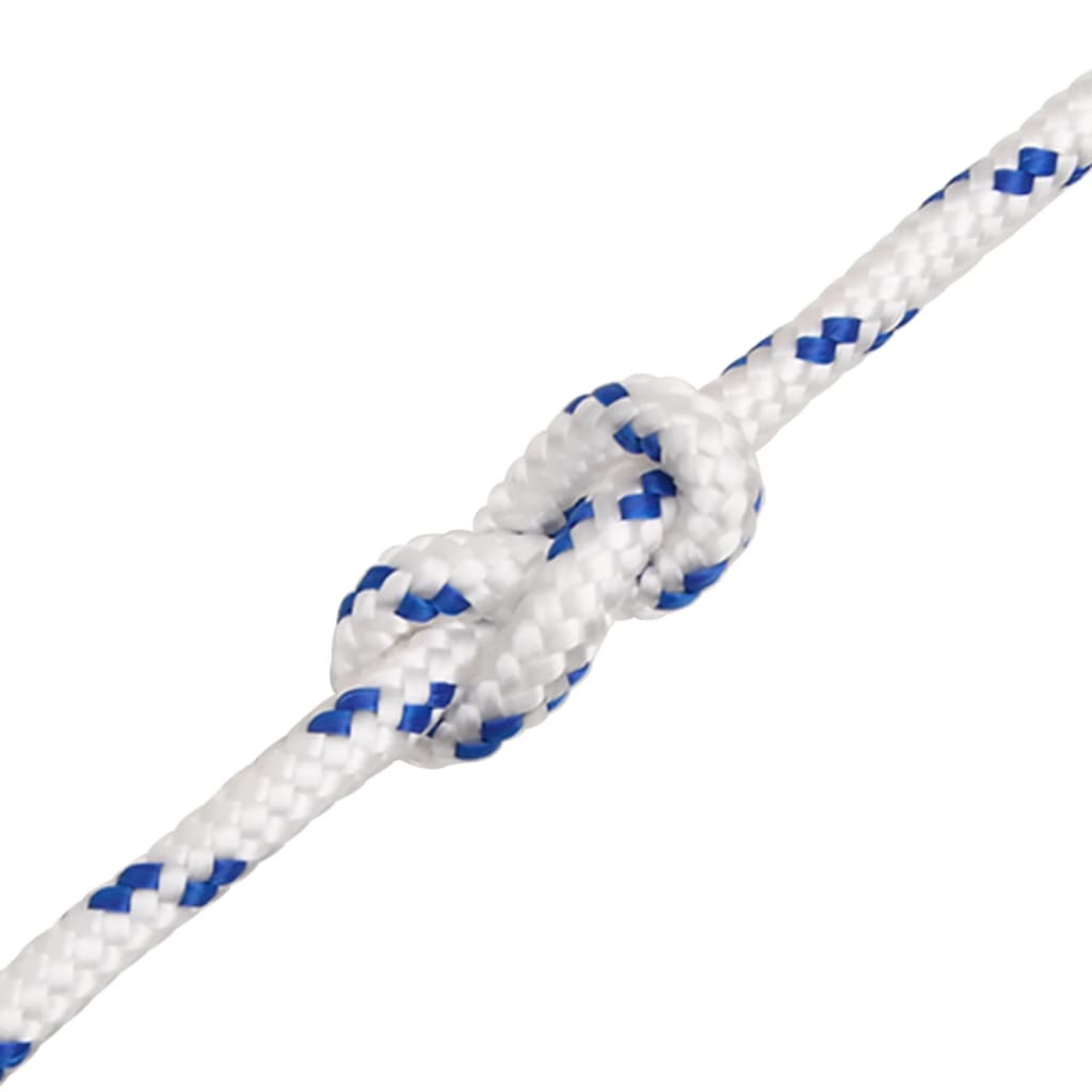 fehér polipropilén hajókötél 10 mm 25 m