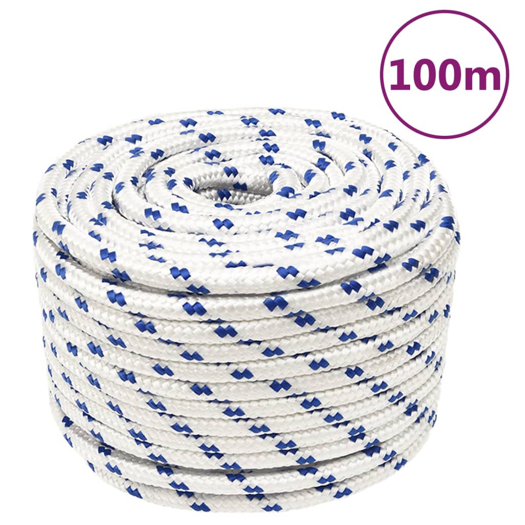 fehér polipropilén hajókötél 14 mm 100 m
