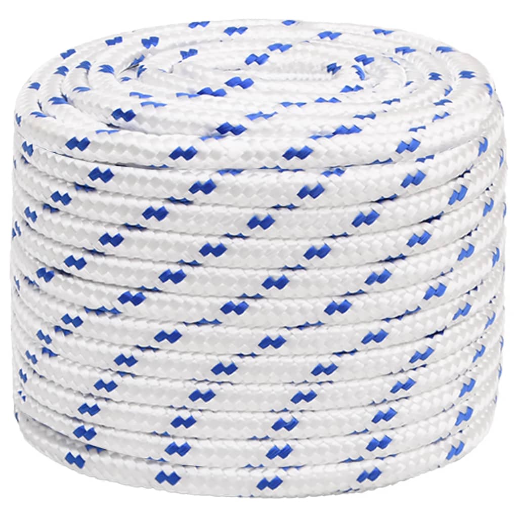 fehér polipropilén hajókötél 18 mm 25 m