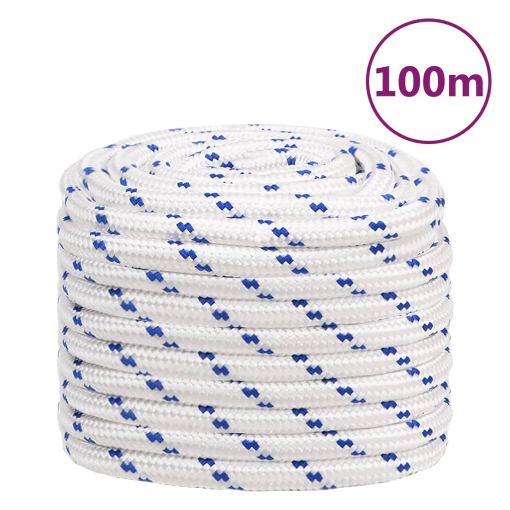 fehér polipropilén hajókötél 20 mm 100 m
