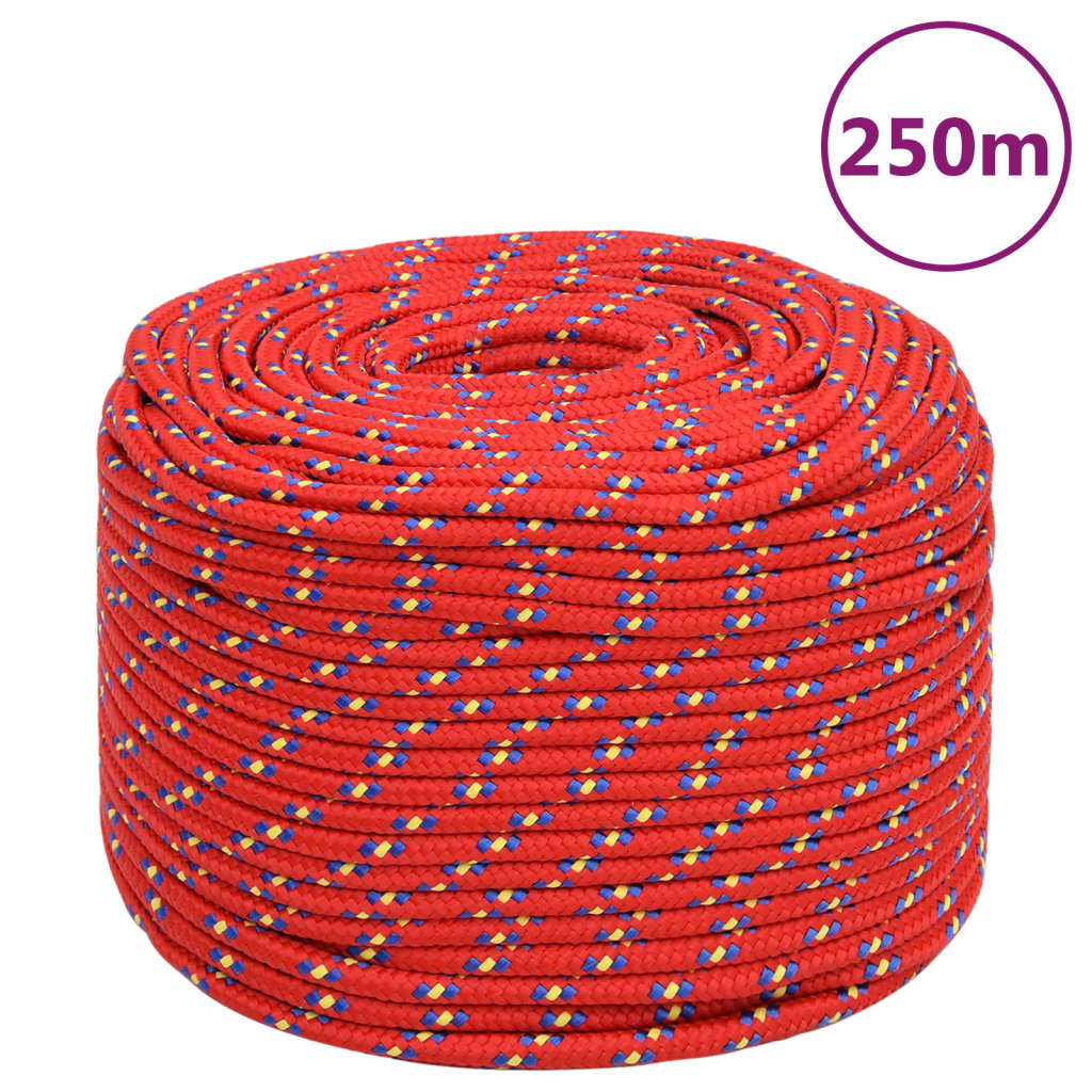piros polipropilén hajókötél 6 mm 250 m