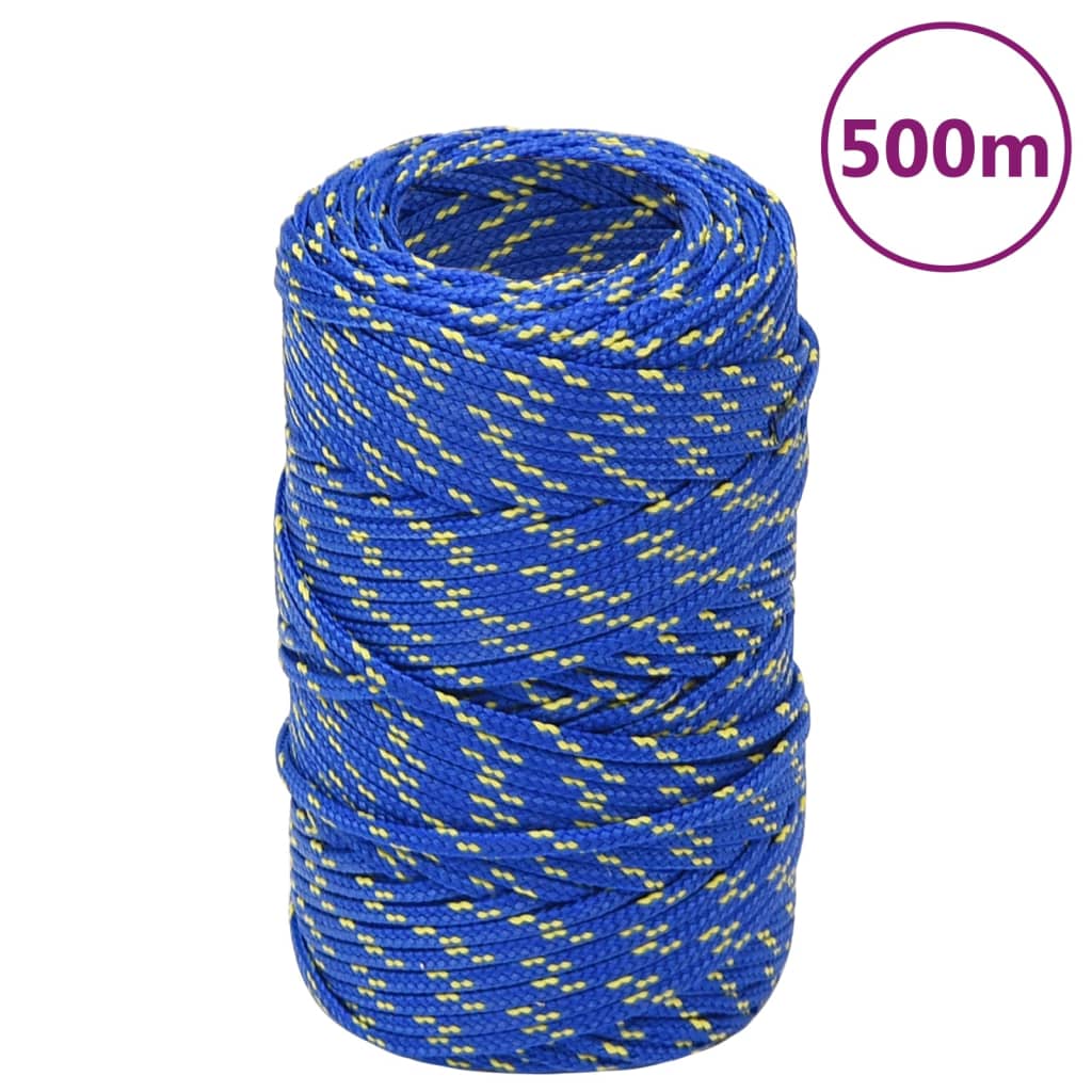 kék polipropilén hajókötél 2 mm 500 m