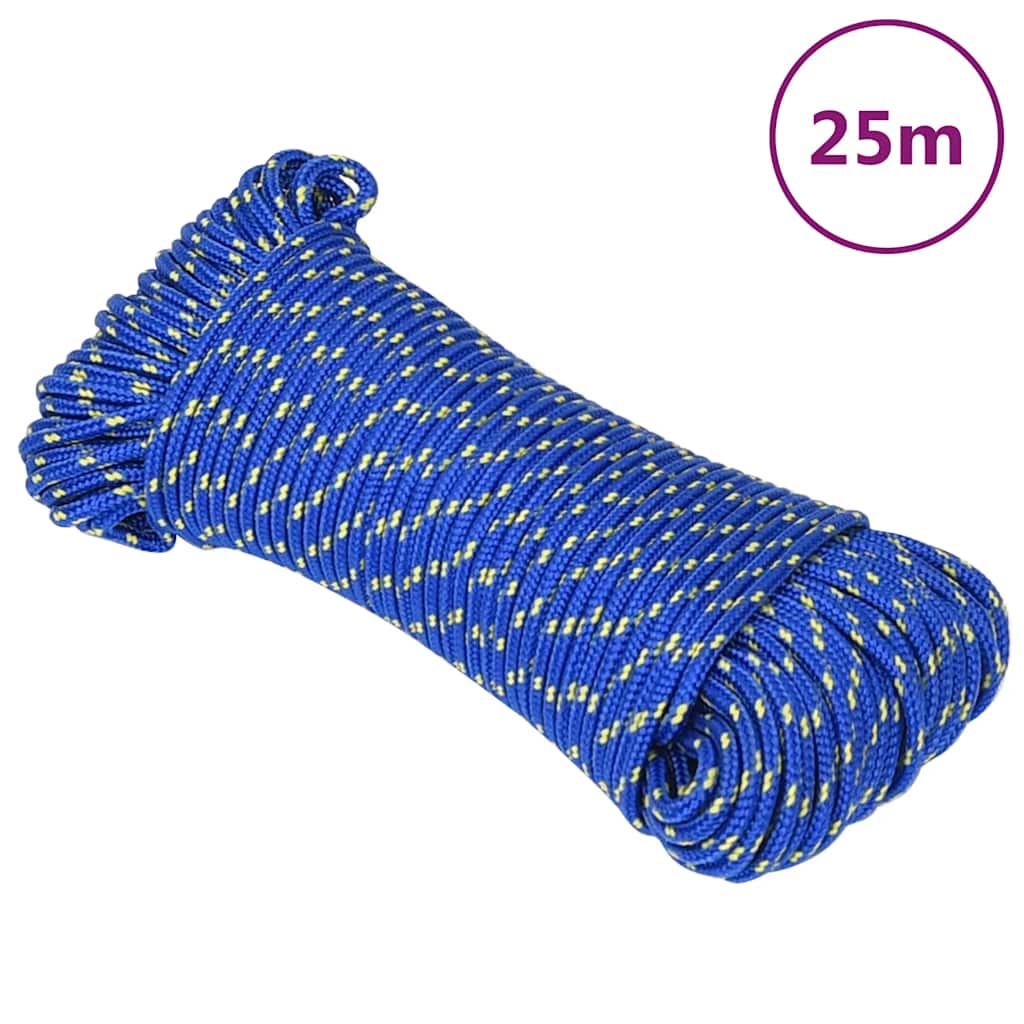 kék polipropilén hajókötél 4 mm 25 m