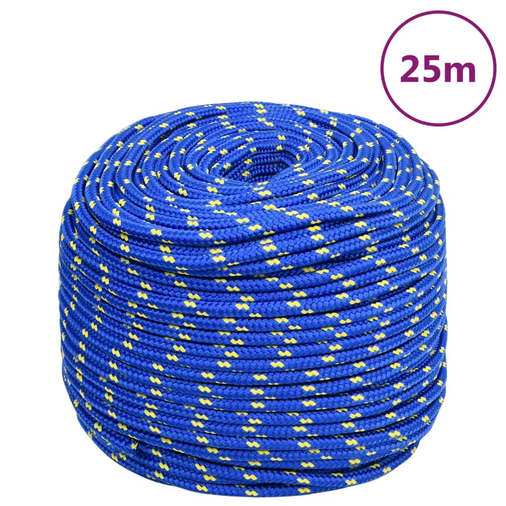 kék polipropilén hajókötél 6 mm 25 m