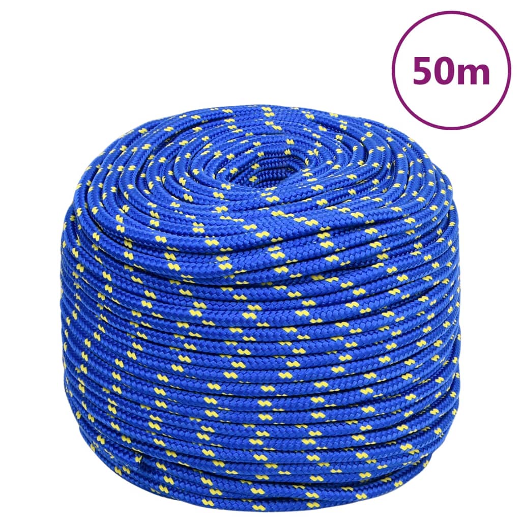 kék polipropilén hajókötél 6 mm 50 m