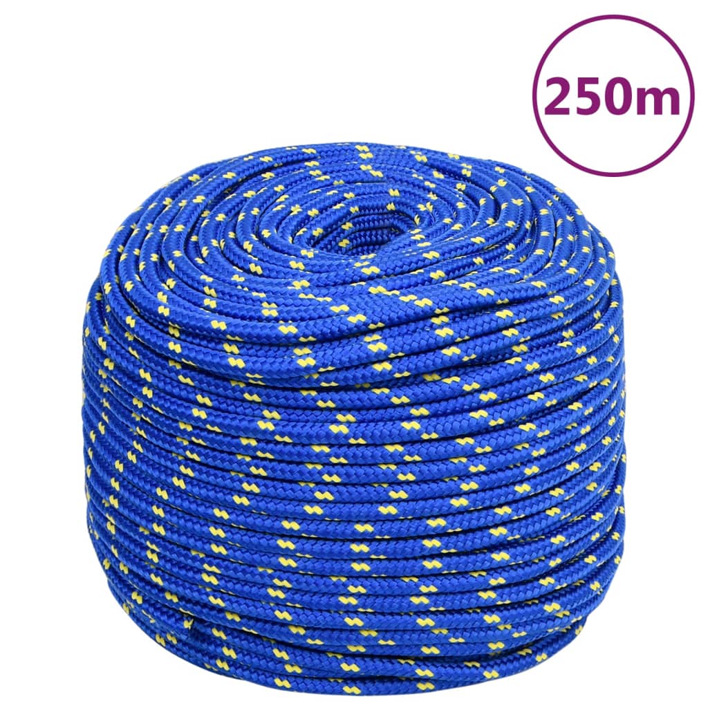 kék polipropilén hajókötél 8 mm 250 m