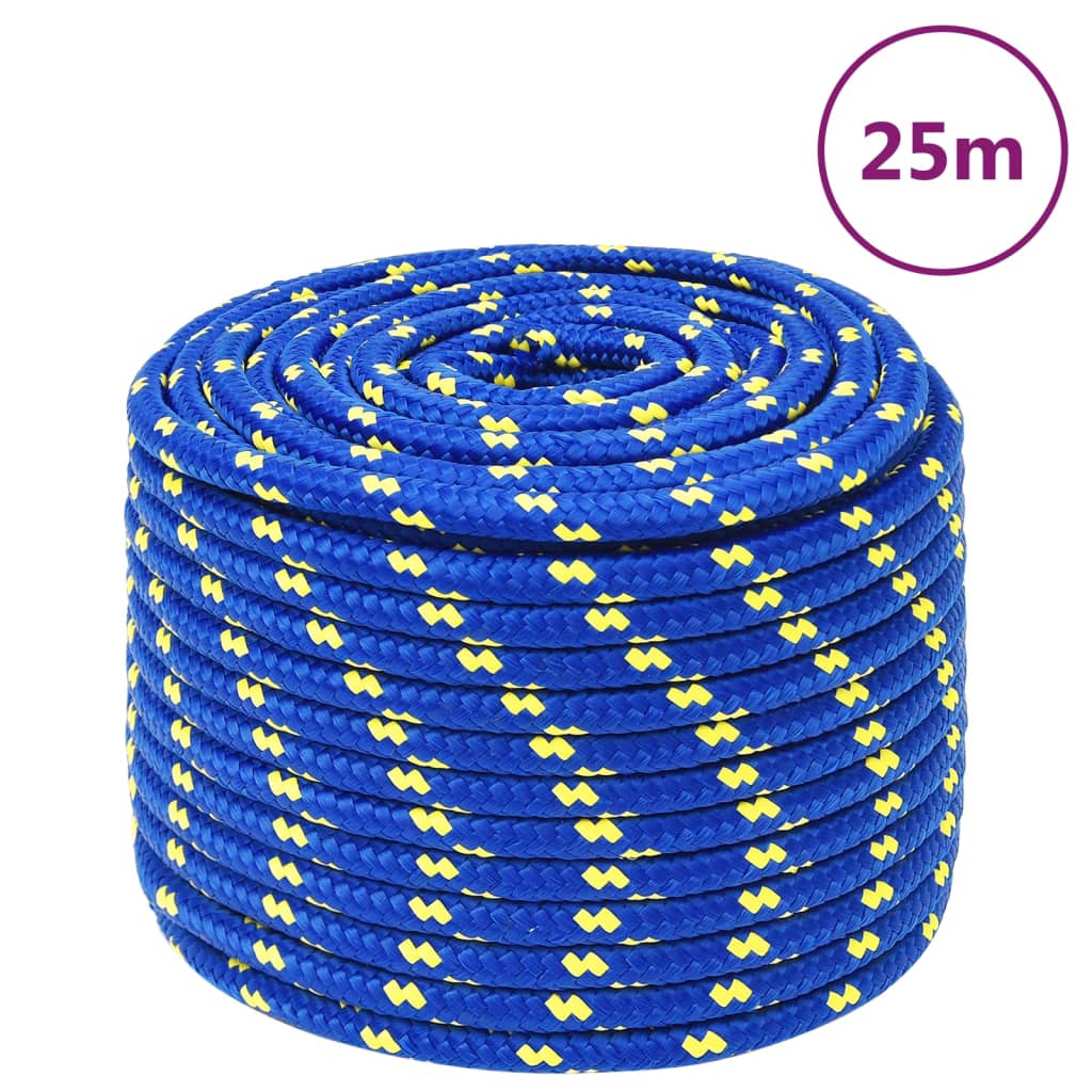 kék polipropilén hajókötél 12 mm 25 m