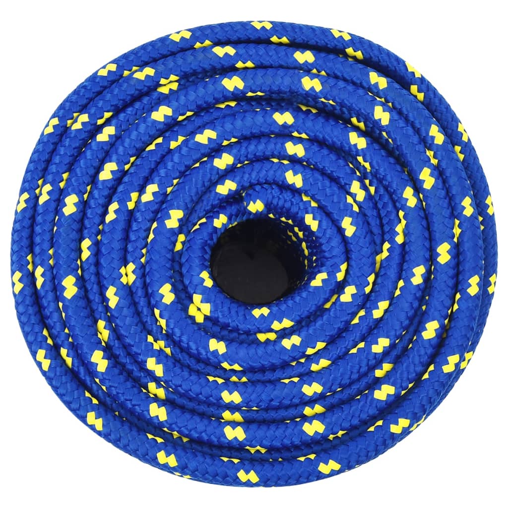 kék polipropilén hajókötél 14 mm 25 m