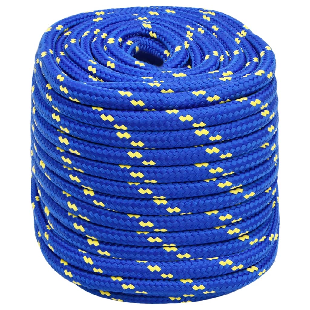 kék polipropilén hajókötél 18 mm 25 m