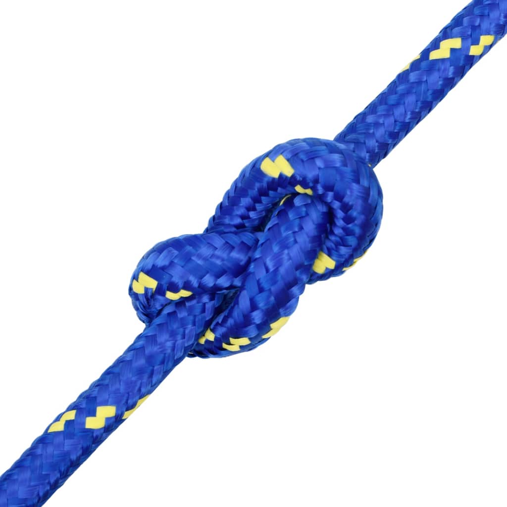 kék polipropilén hajókötél 20 mm 25 m