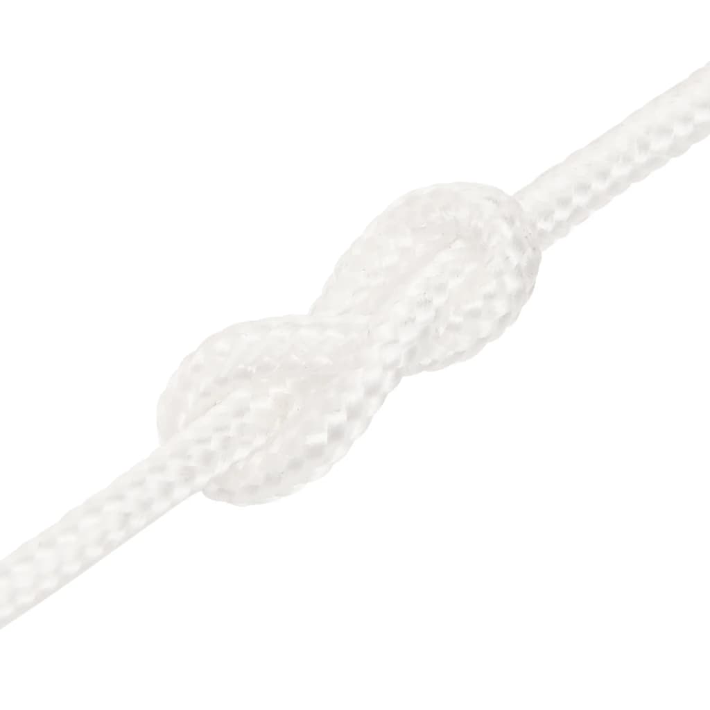 teljesen fehér polipropilén hajókötél 3 mm 100 m
