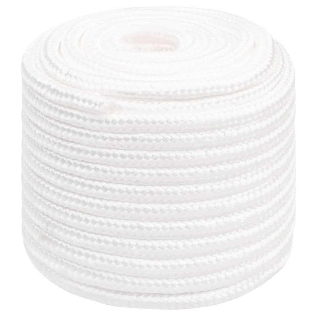 teljesen fehér polipropilén hajókötél 18 mm 25 m