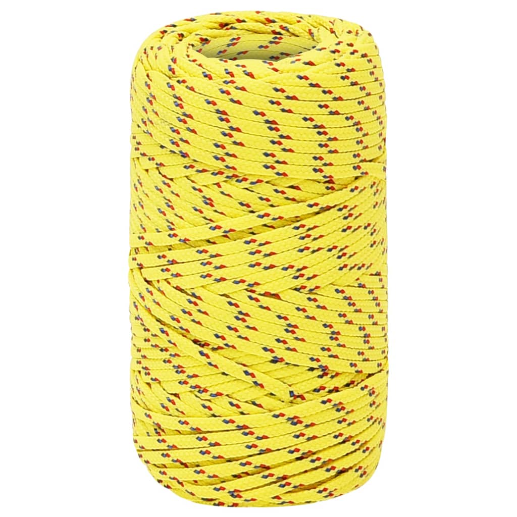 sárga polipropilén hajókötél 2 mm 250 m