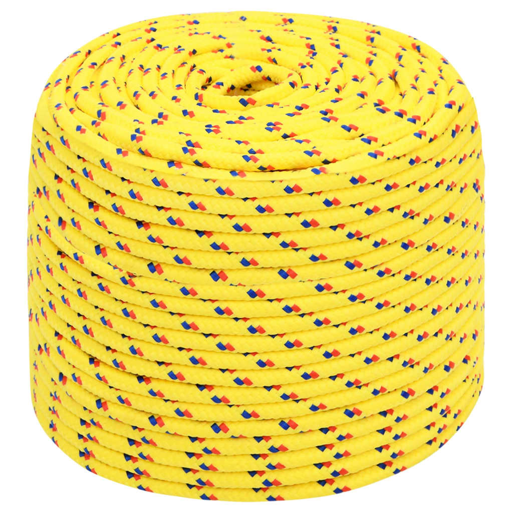 sárga polipropilén hajókötél 10 mm 50 m