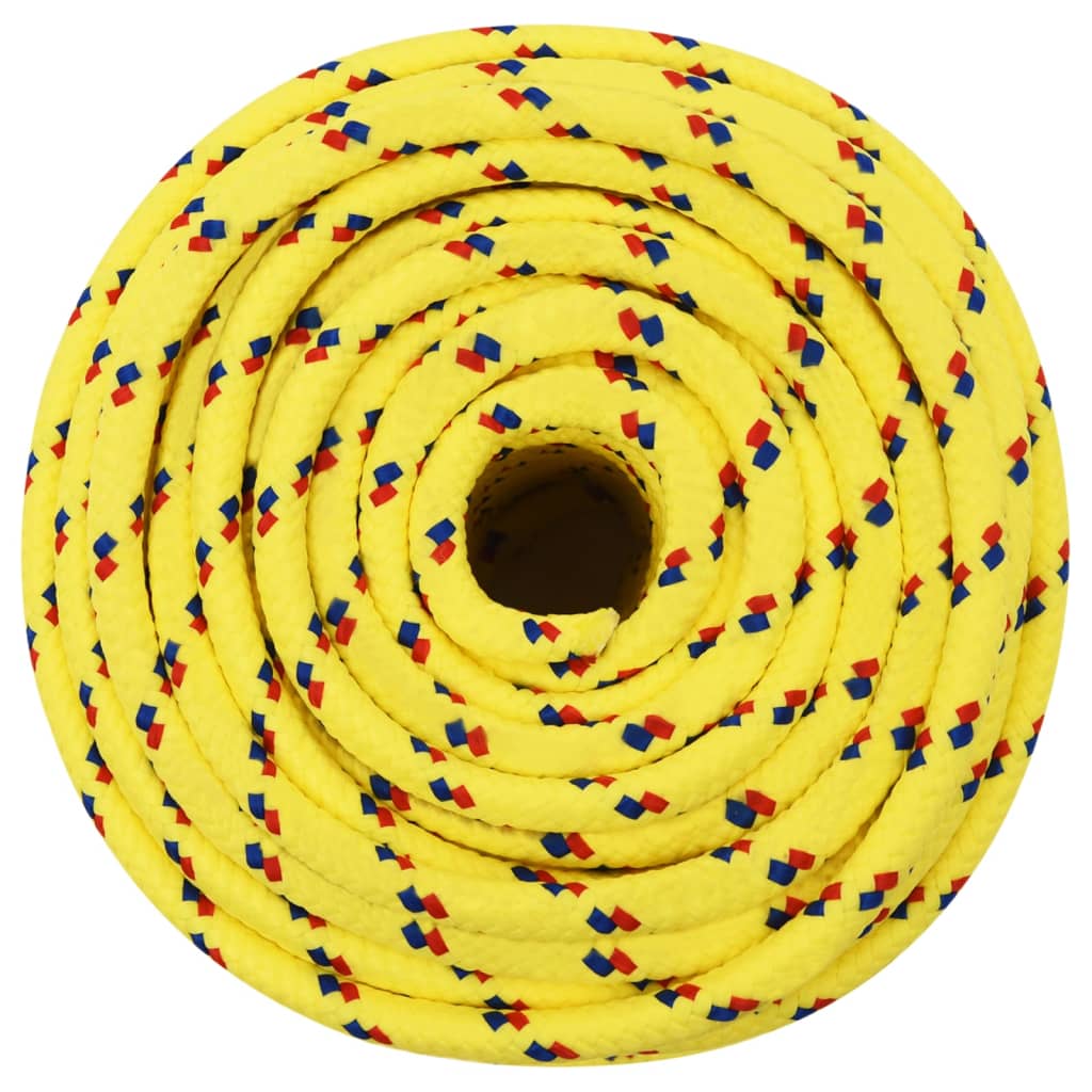 sárga polipropilén hajókötél 12 mm 25 m