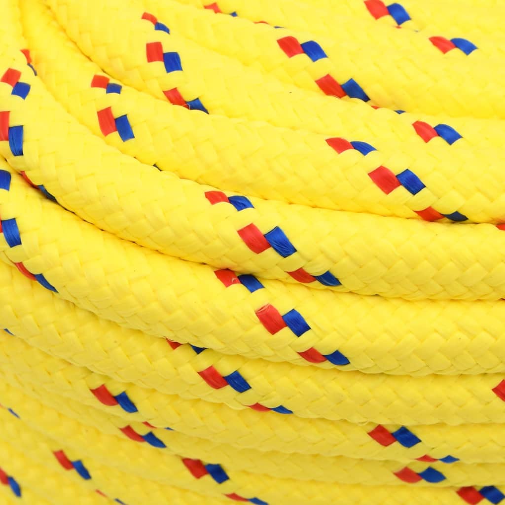 sárga polipropilén hajókötél 16 mm 250 m