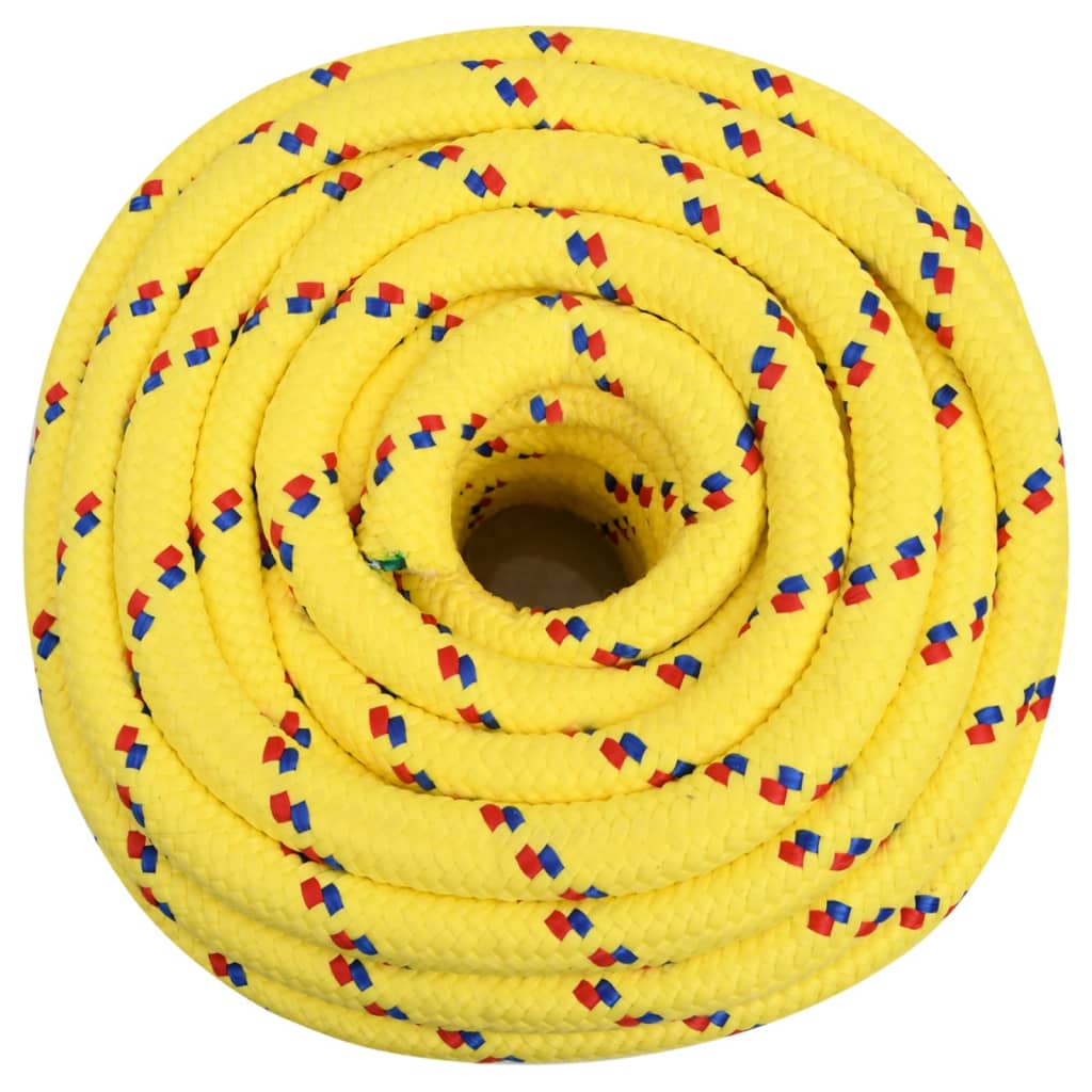 sárga polipropilén hajókötél 20 mm 50 m