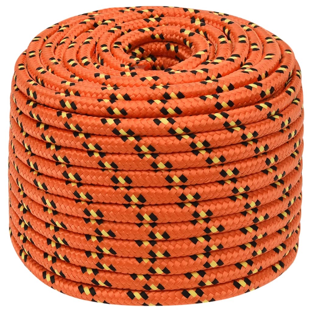 narancssárga polipropilén hajókötél 14 mm 250 m