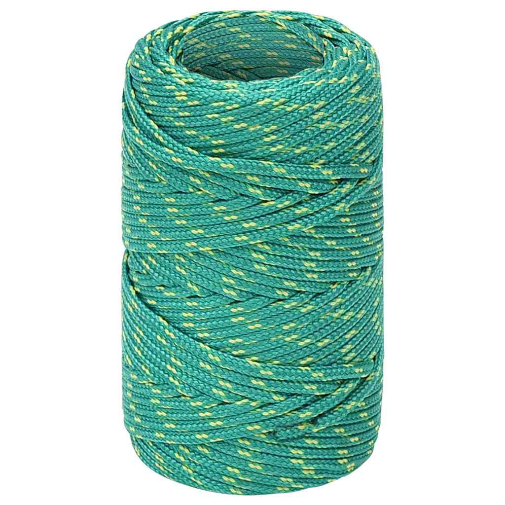 zöld polipropilén hajókötél 2 mm 50 m