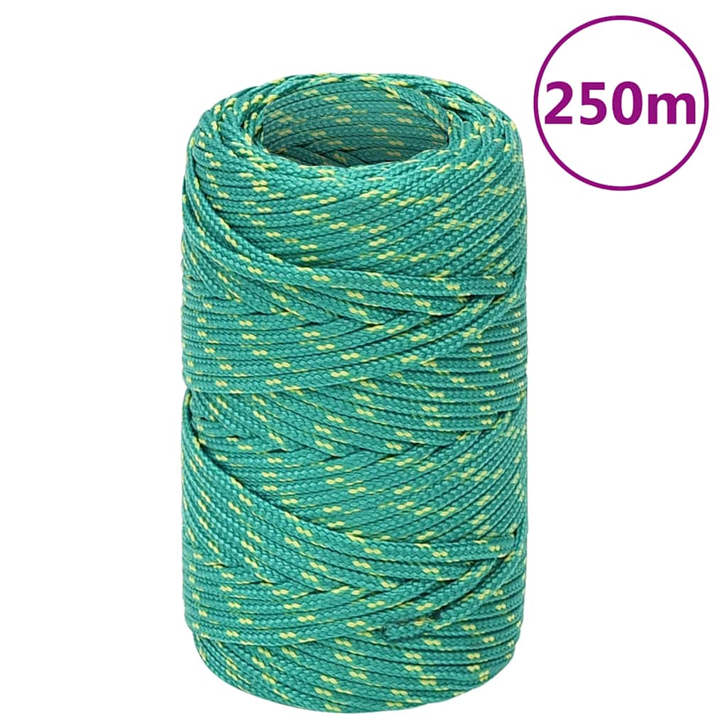 zöld polipropilén hajókötél 2 mm 250 m