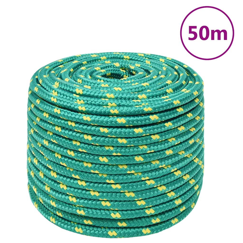 zöld polipropilén hajókötél 12 mm 50 m