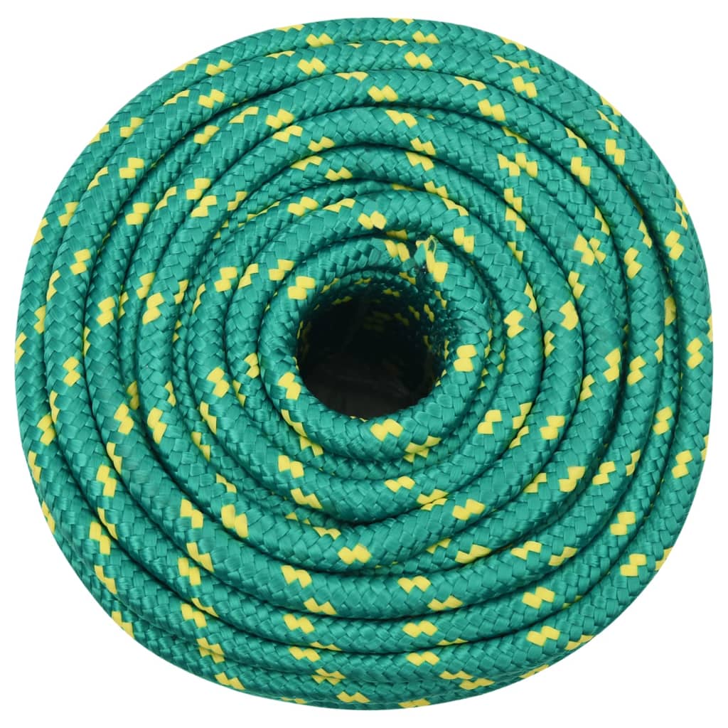 zöld polipropilén hajókötél 14 mm 100 m