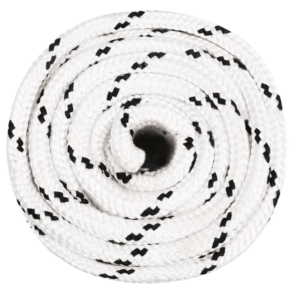 fehér poliészter munkakötél 16 mm 100 m