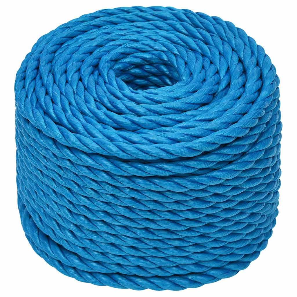 kék polipropilén munkakötél 10 mm 50 m