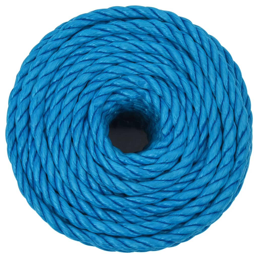 kék polipropilén munkakötél 12 mm 25 m