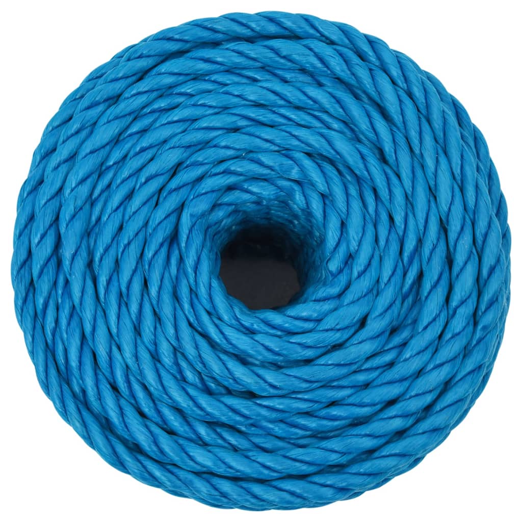 kék polipropilén munkakötél 14 mm 50 m