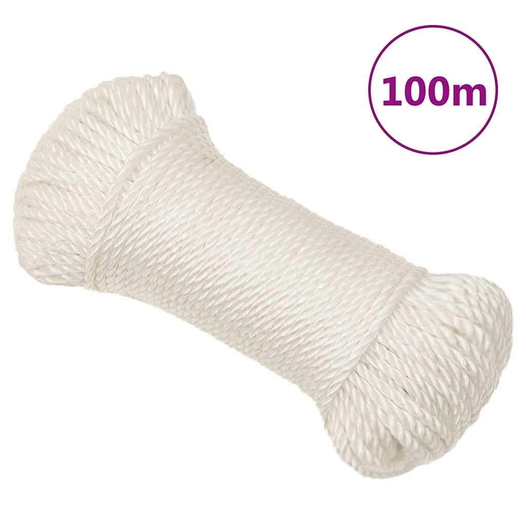 fehér polipropilén munkakötél 3 mm 100 m