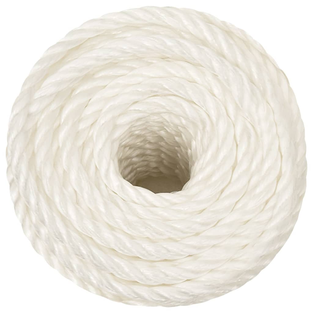 fehér polipropilén munkakötél 20 mm 50 m