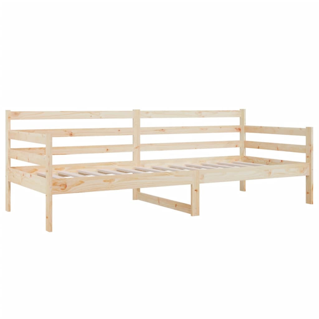 tömör fenyőfa kanapéágy matrac nélkül 90 x 190 cm
