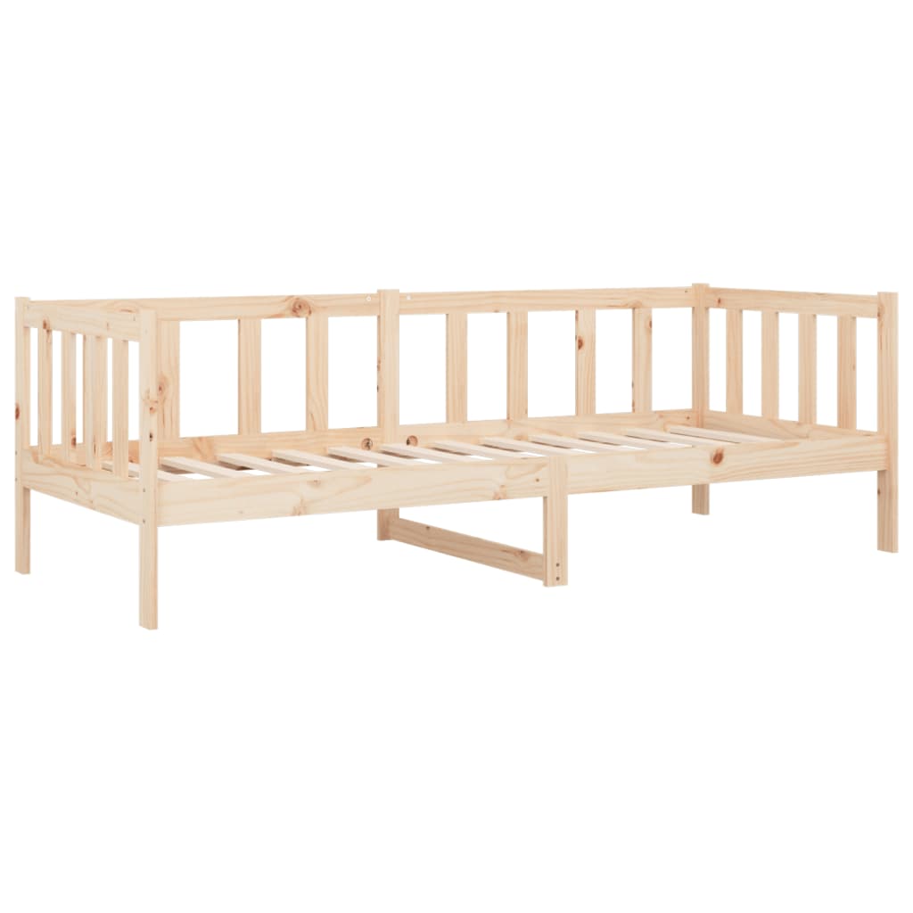 tömör fenyőfa kanapéágy matrac nélkül 90 x 190 cm