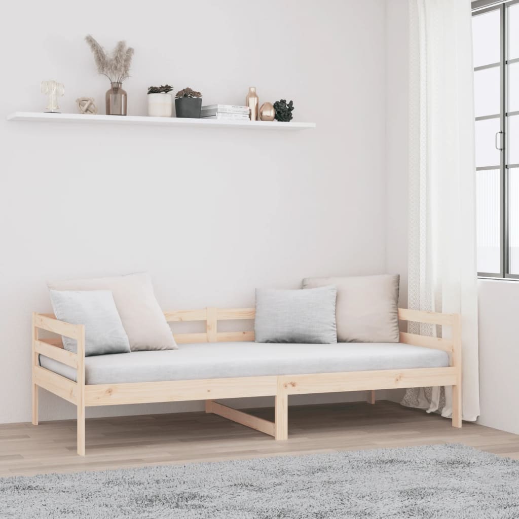 tömör fenyőfa kanapéágy matrac nélkül 80 x 200 cm