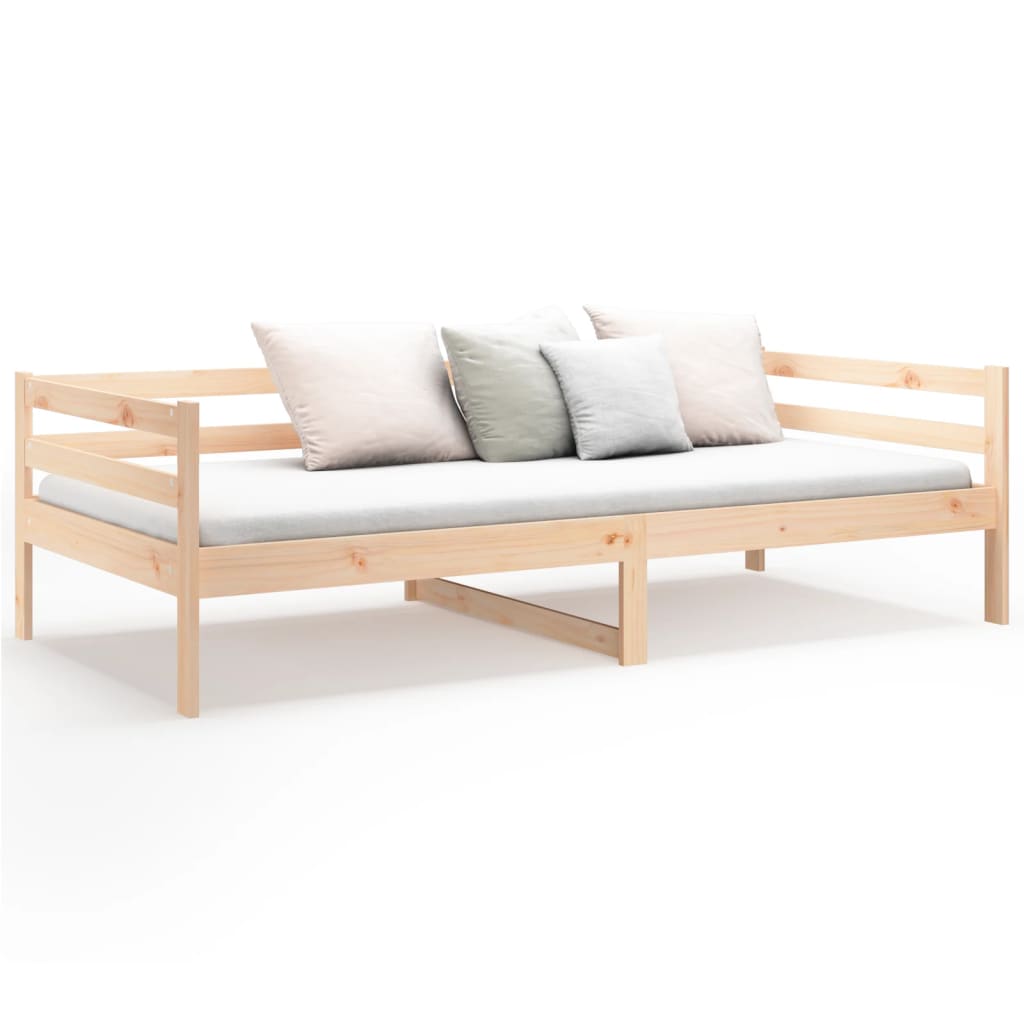 tömör fenyőfa kanapéágy matrac nélkül 80 x 200 cm