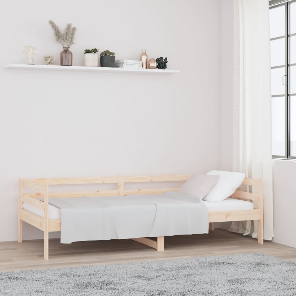 tömör fenyőfa kanapéágy matrac nélkül 80 x 200 cm