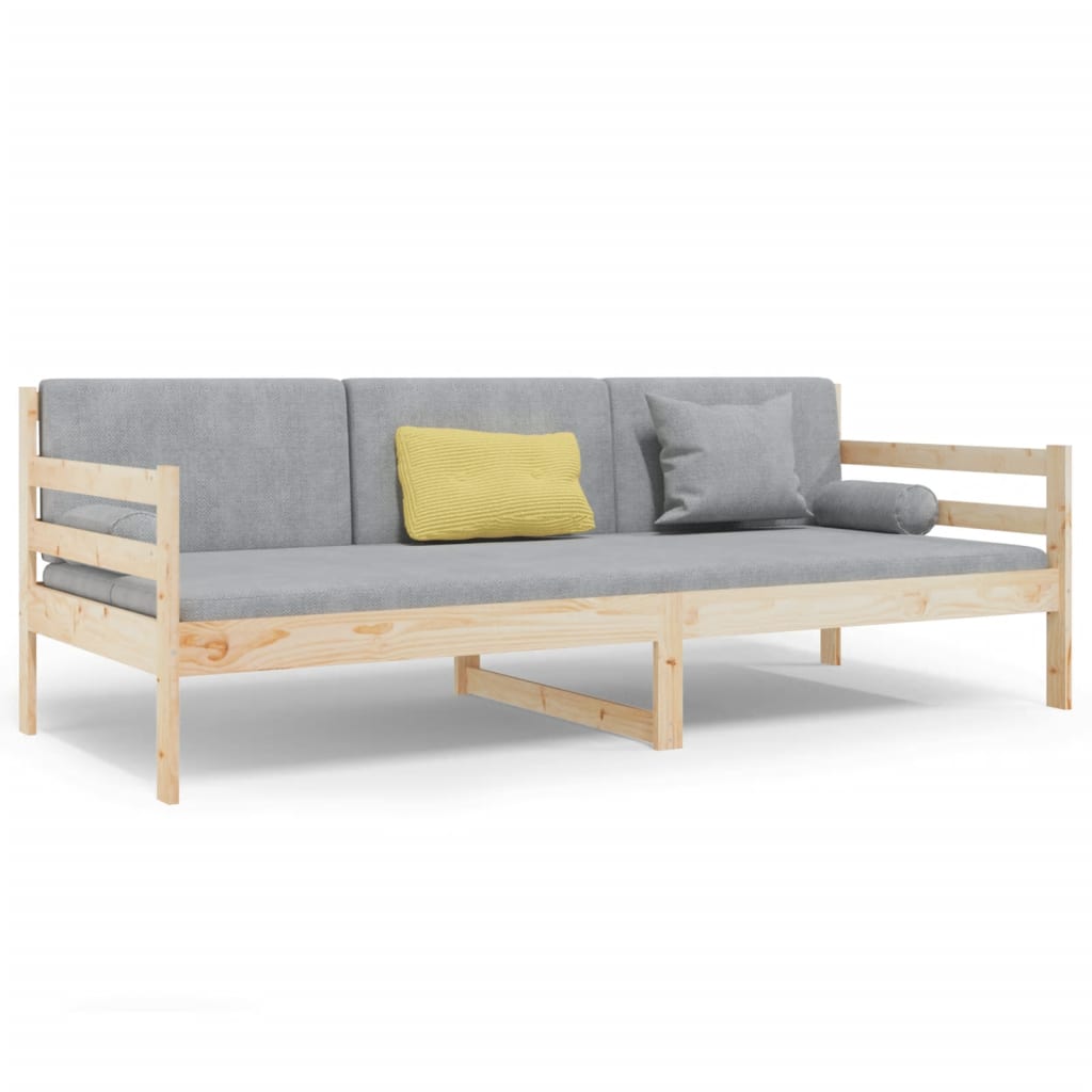 tömör fenyőfa kanapéágy matrac nélkül 80 x 200 cm