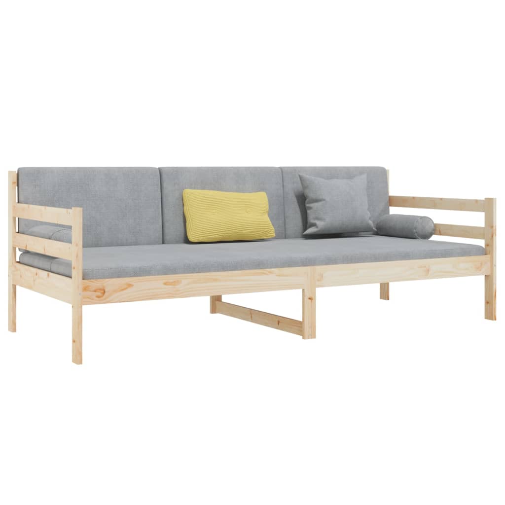 tömör fenyőfa kanapéágy matrac nélkül 80 x 200 cm