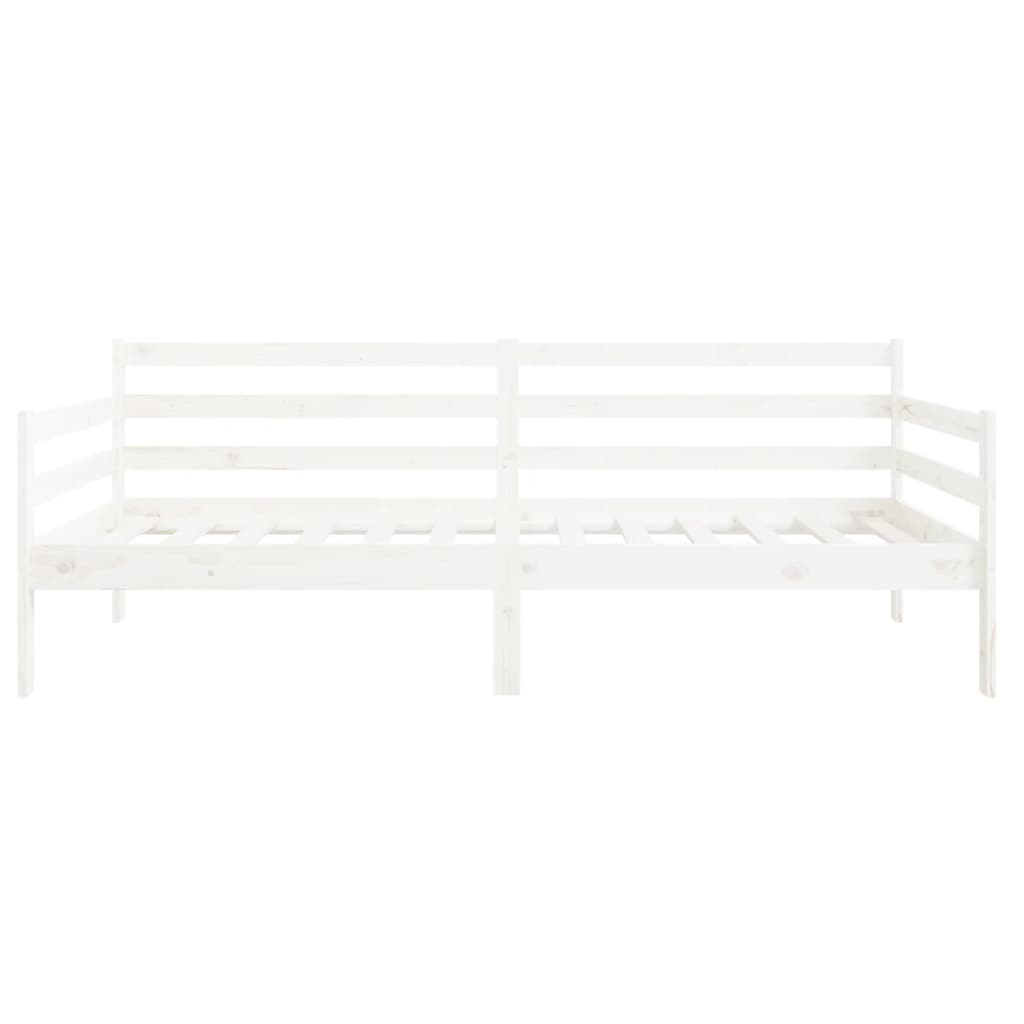 fehér tömör fenyőfa kanapéágy matrac nélkül 80 x 200 cm