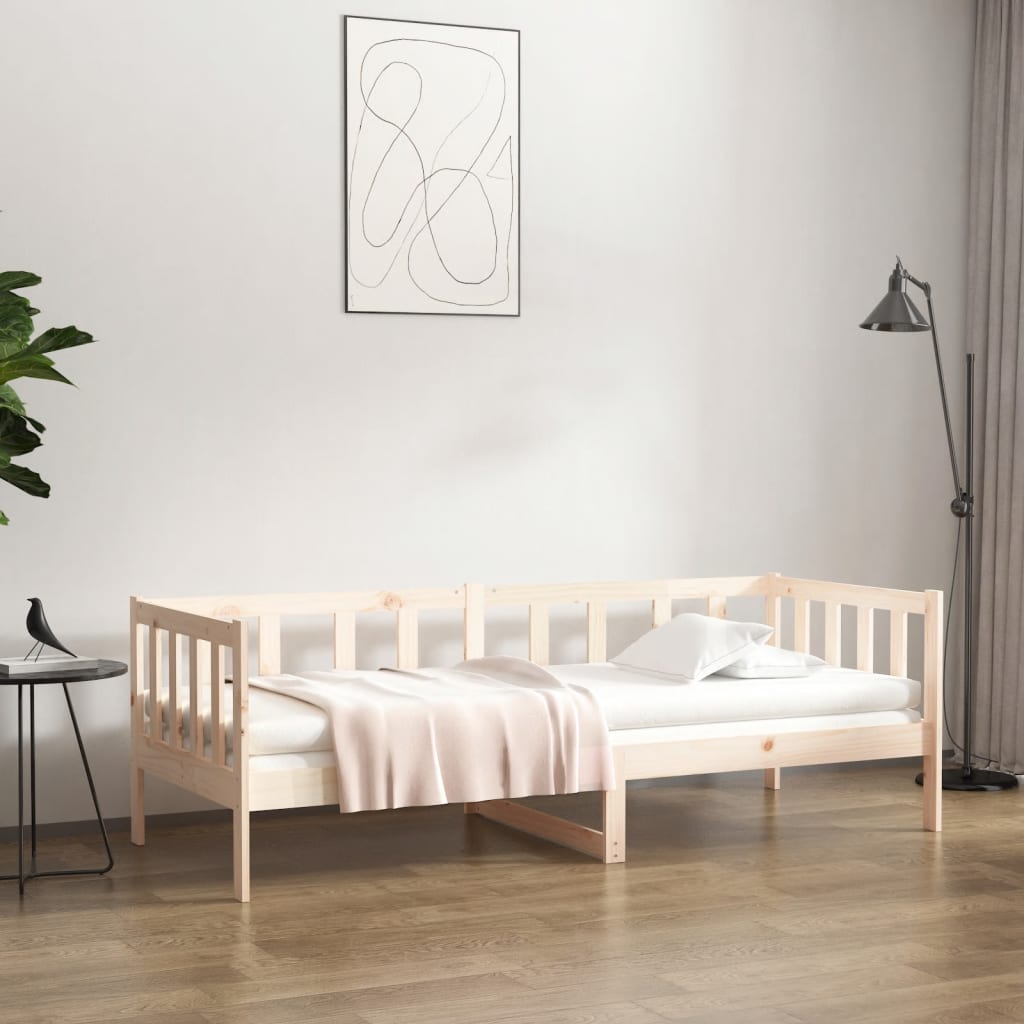 tömör fenyőfa kanapéágy matrac nélkül 80 x 200 cm