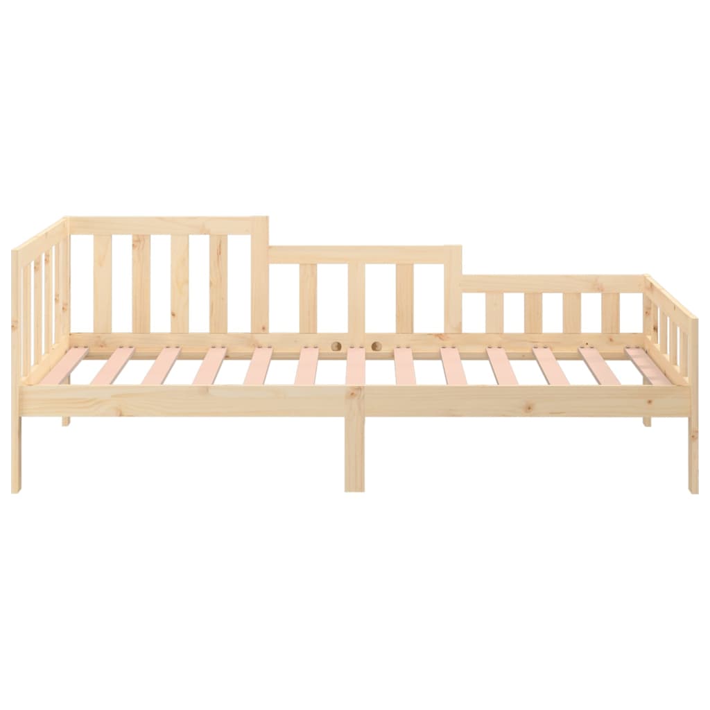 tömör fenyőfa kanapéágy matrac nélkül 80 x 200 cm