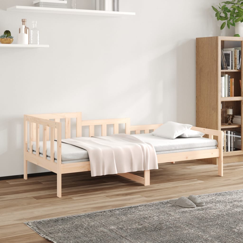 tömör fenyőfa kanapéágy matrac nélkül 80 x 200 cm