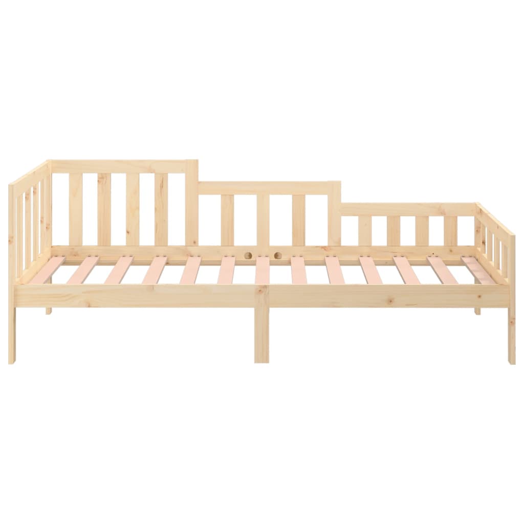 tömör fenyőfa kanapéágy matrac nélkül 90 x 200 cm