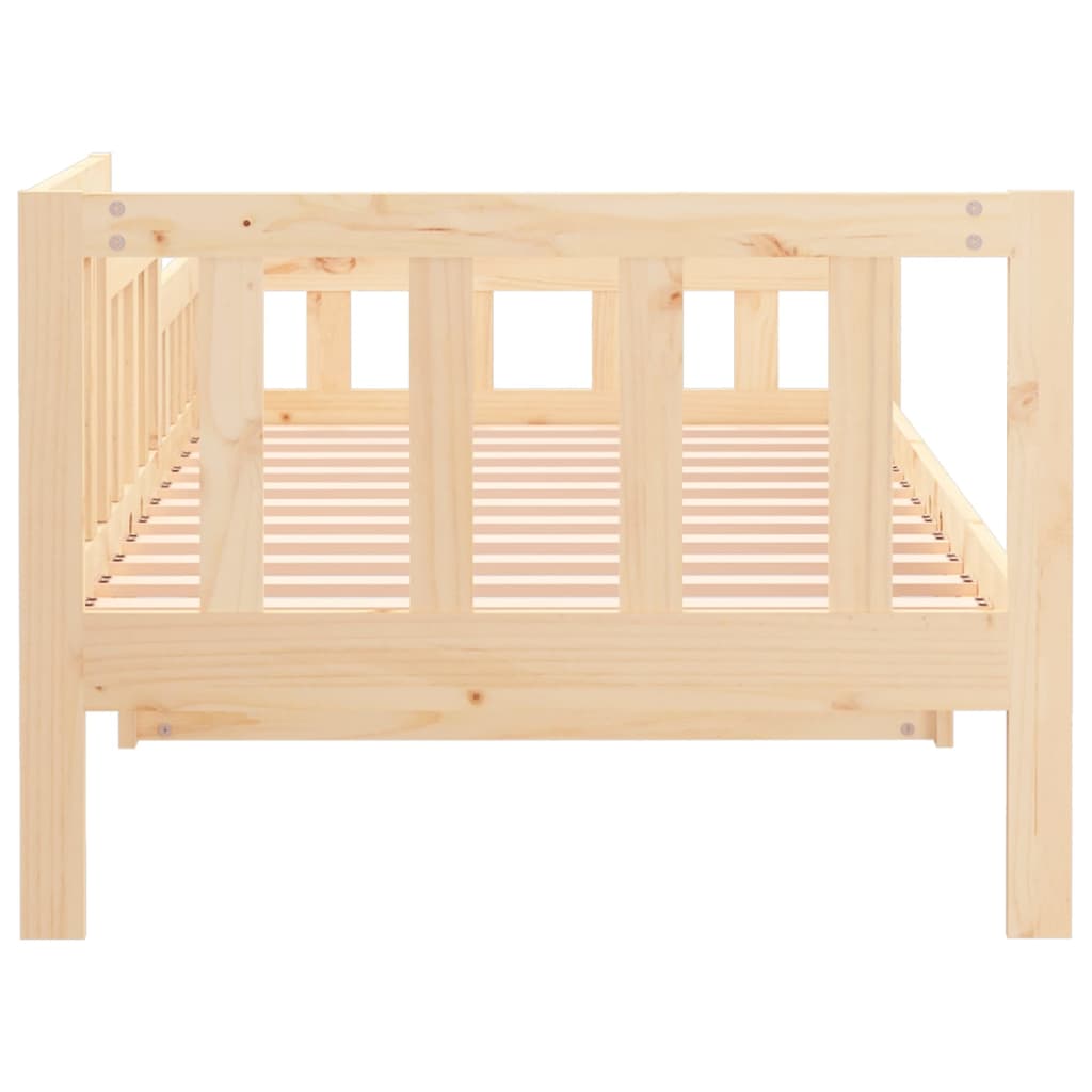 tömör fenyőfa kanapéágy matrac nélkül 90 x 190 cm
