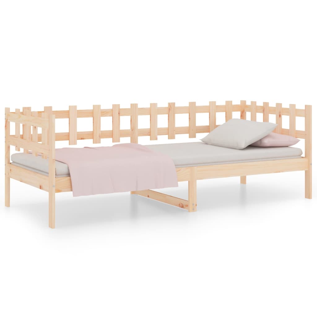 tömör fenyőfa kanapéágy matrac nélkül 90 x 190 cm