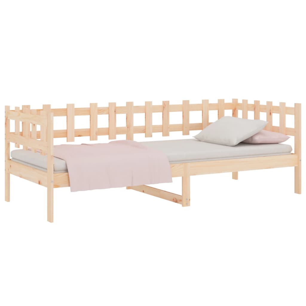 tömör fenyőfa kanapéágy matrac nélkül 90 x 190 cm