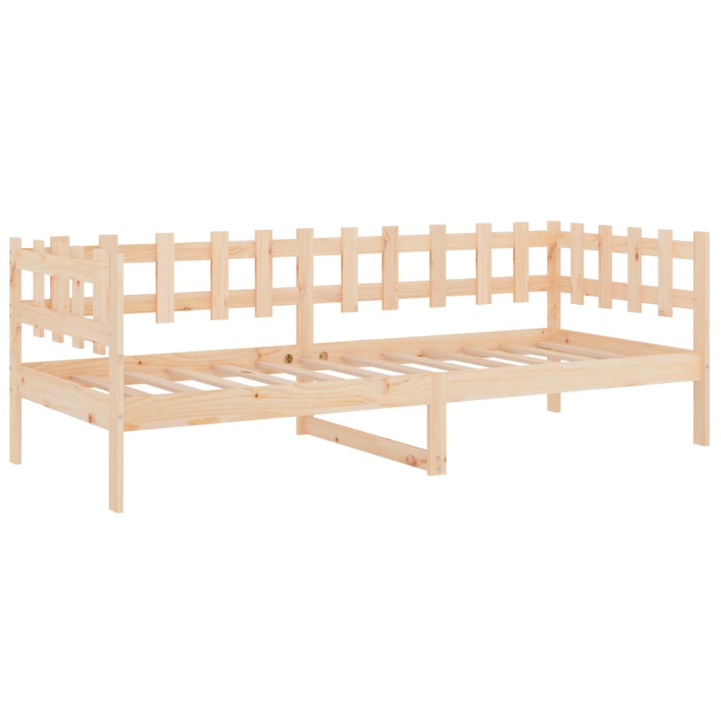 tömör fenyőfa kanapéágy matrac nélkül 90 x 190 cm