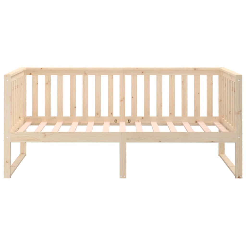 tömör fenyőfa kanapéágy matrac nélkül 90 x 190 cm